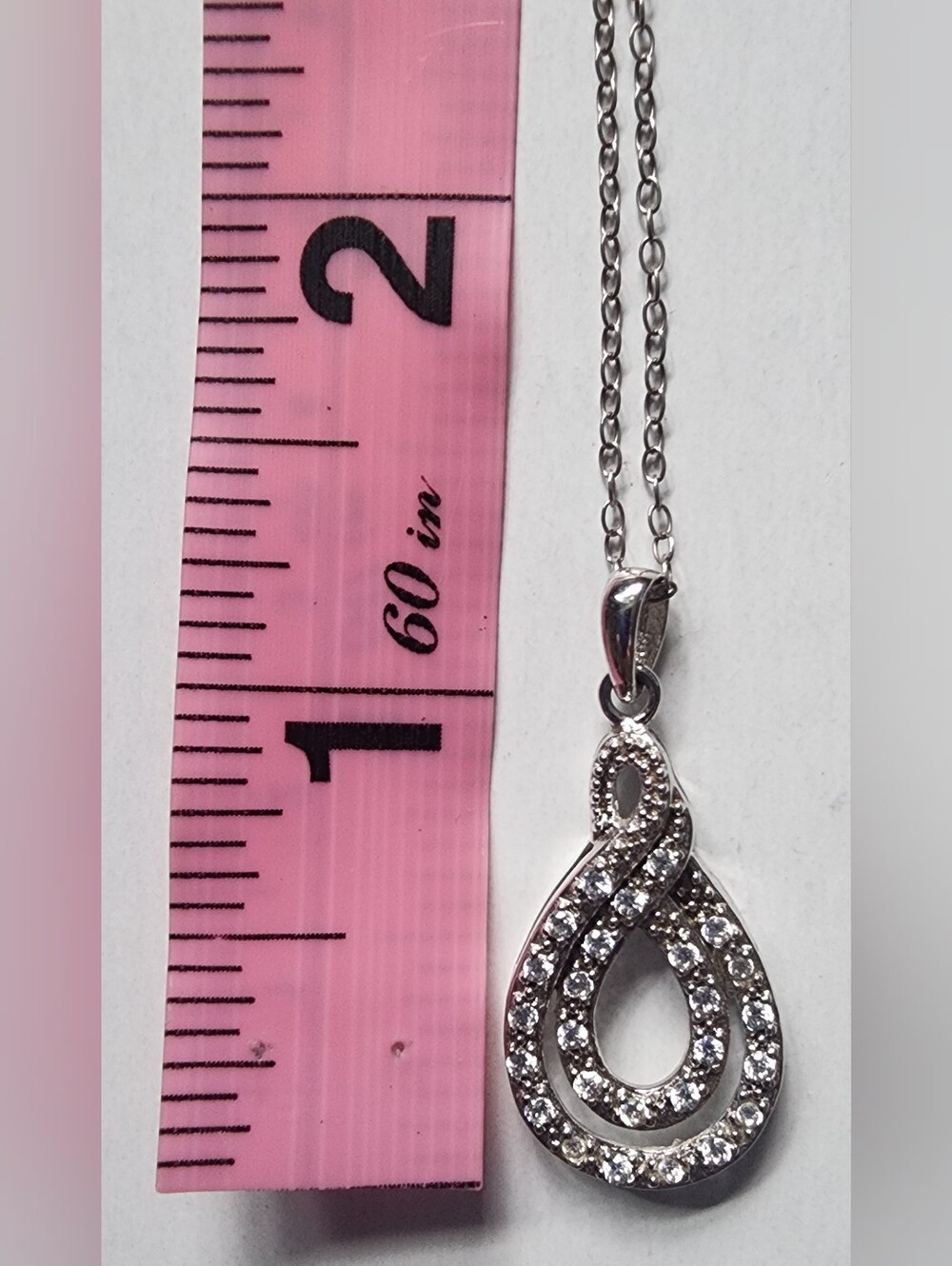 Sterling Silver Infinity Necklace